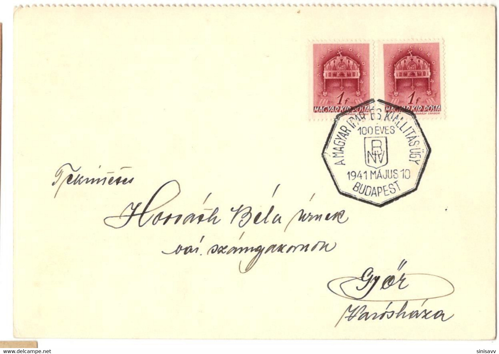 Hungary - A Magyar Ipar Es Kiallitasugy - 100 Eves 1941 - Feuillets Souvenir