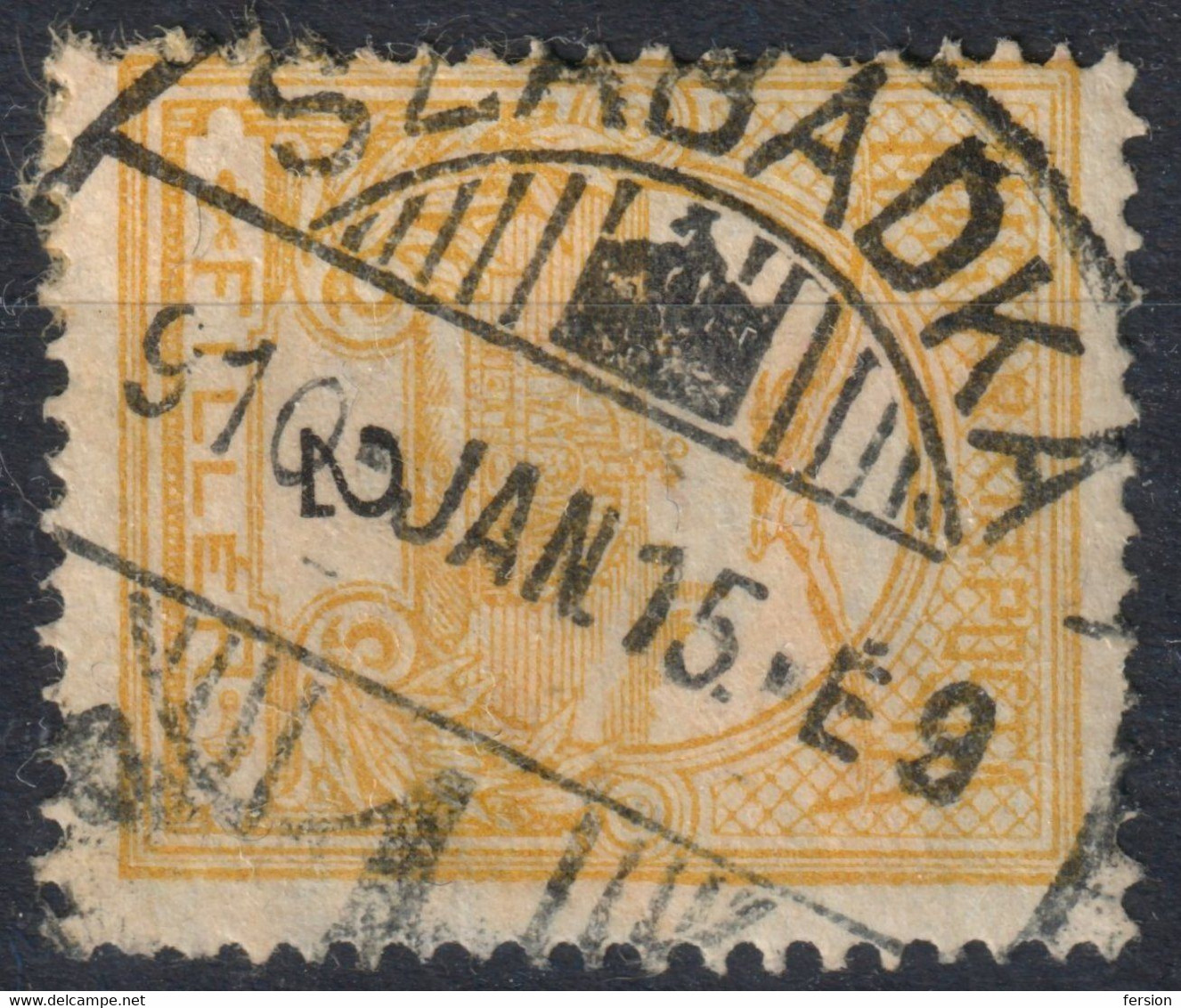 SZABADKA SUBOTICA Postmark TURUL Crown 1910 Hungary SERBIA Vojvodina SHS BACKA BÁCS BODROG County KuK 2 Fill - Prephilately
