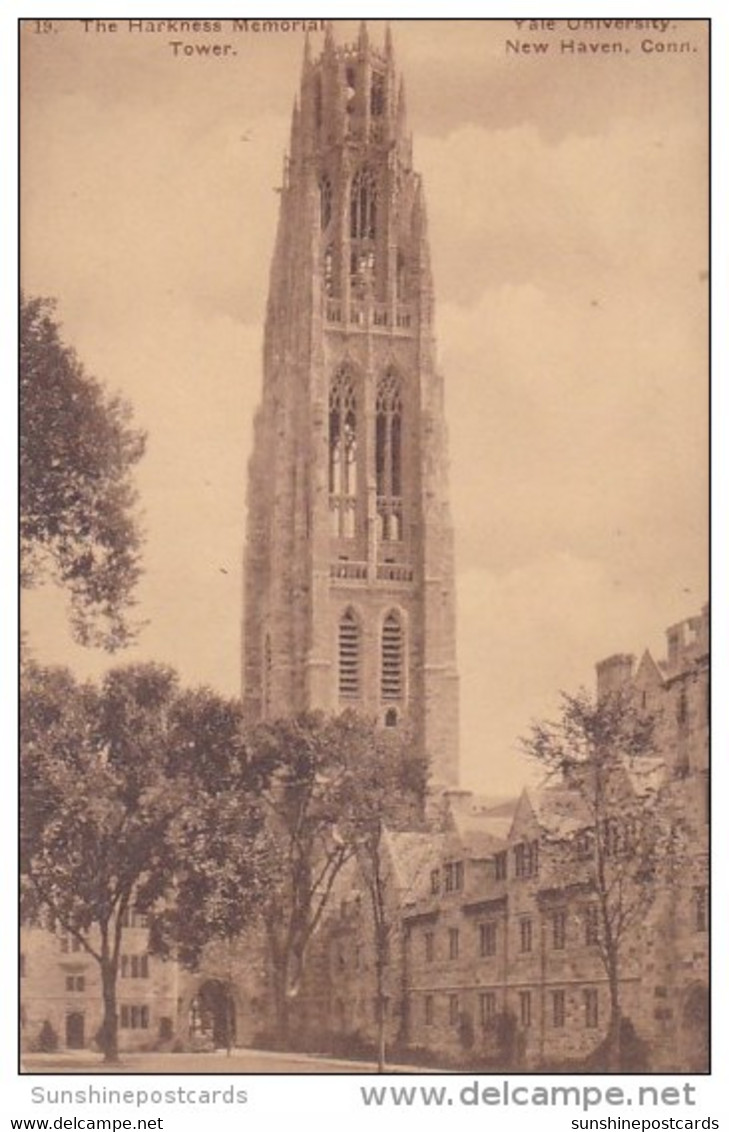 Connecticut New Haven The Harkness Memorial Tower Yale Unviersity - New Haven