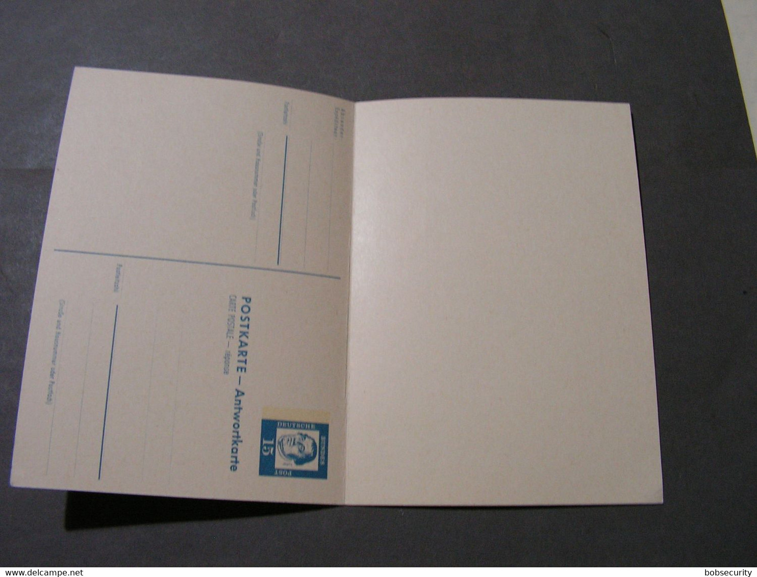 Postkarte Mit Antwort - Cartes Postales Privées - Neuves