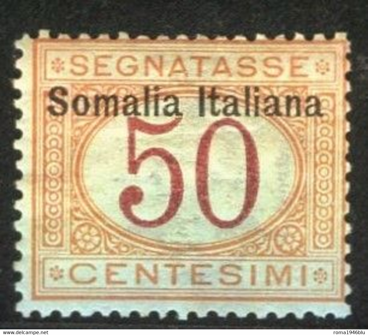 SOMALIA 1909 SEGNATASSE 50 C. **MNH - Somalia