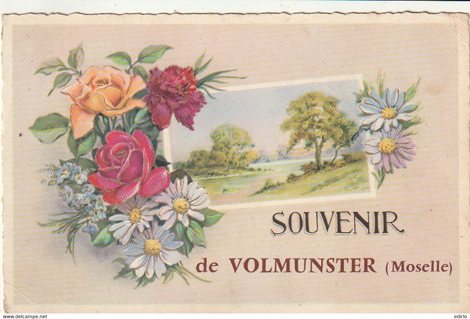 ***  57  ***  Souvenir De Volmunster - Timbrée TTB - Volmunster