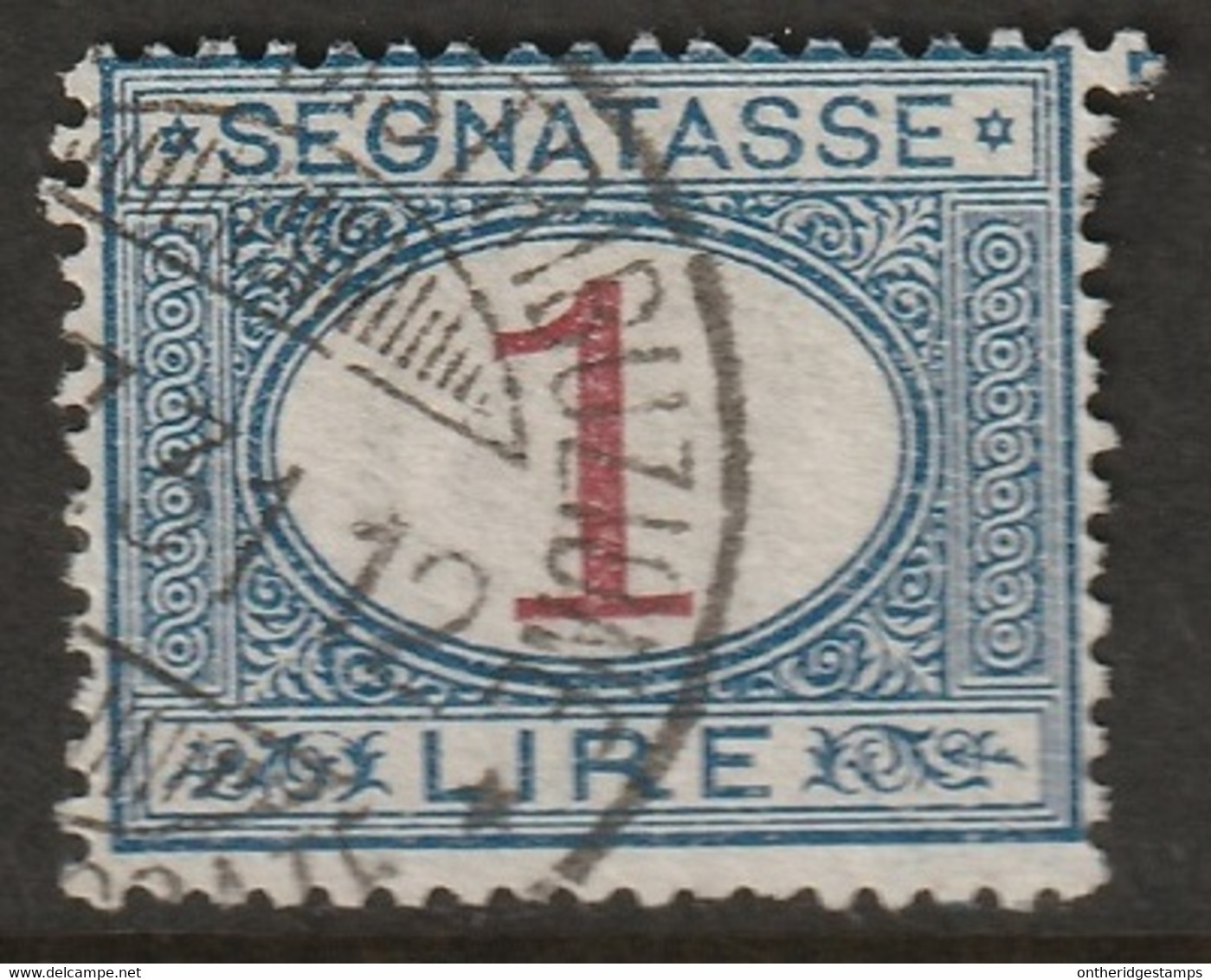 Italy 1894 Sc J14 Sa Seg94 Yt T13 Postage Due Used - Taxe