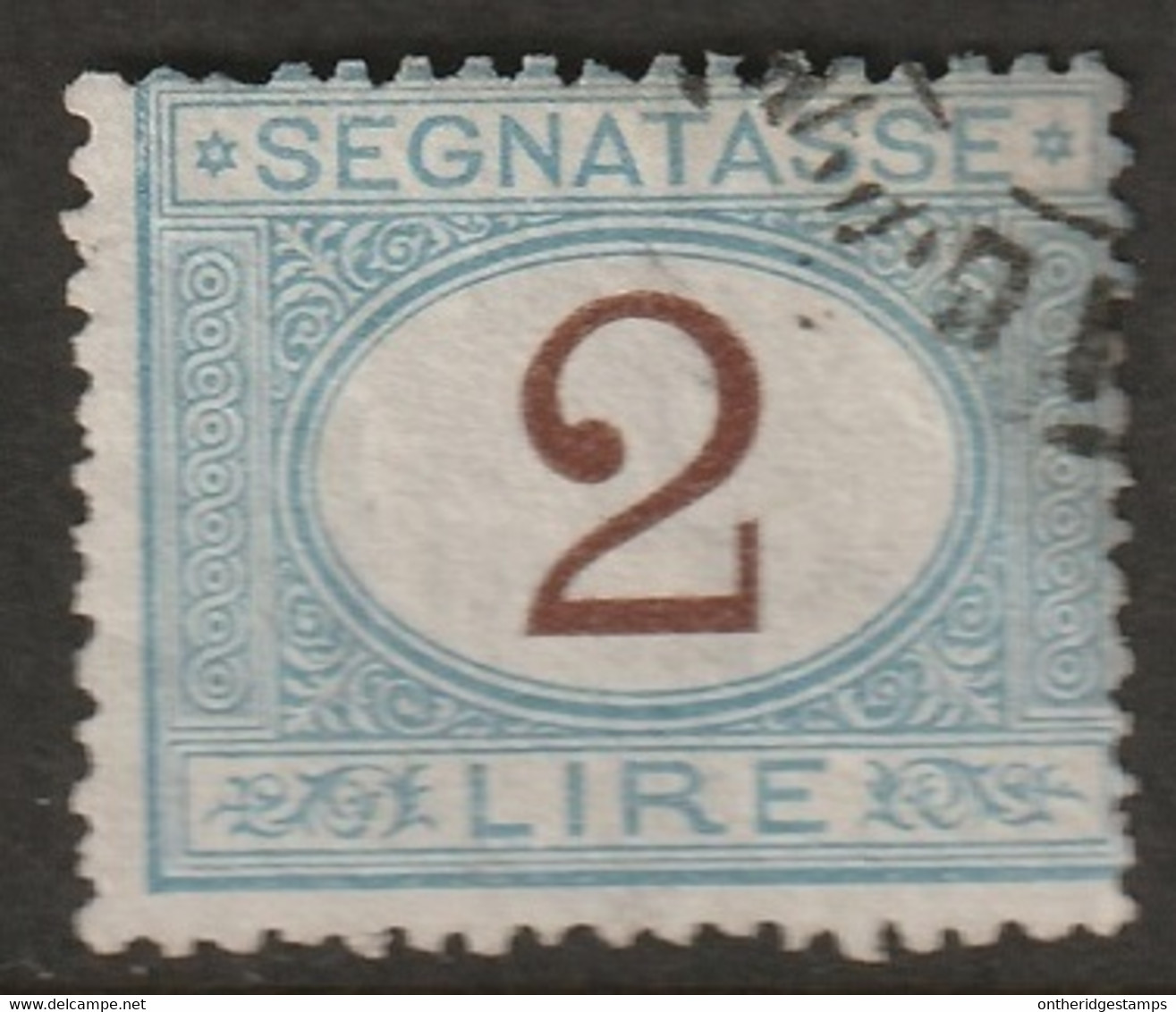 Italy 1870 Sc J15 Sa Seg12 Yt T14 Postage Due Used - Strafport