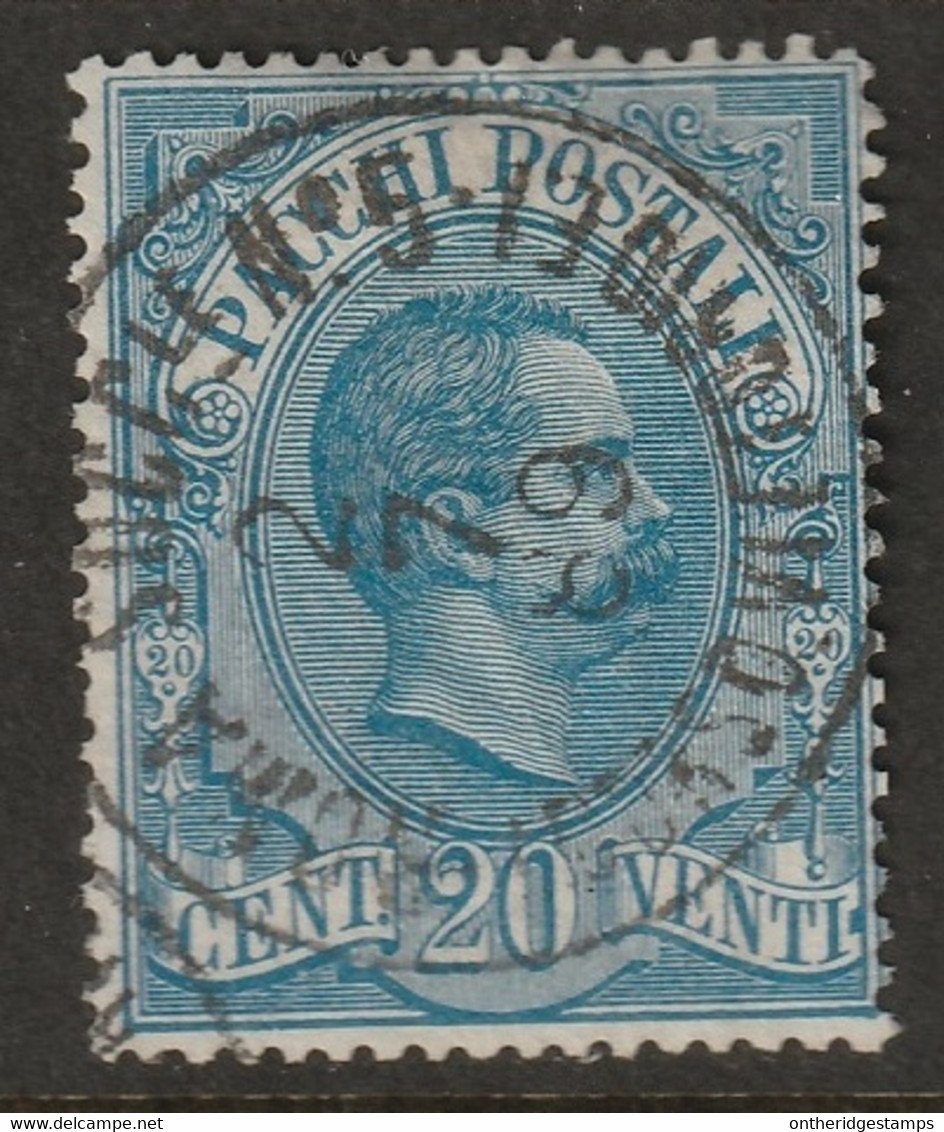 Italy 1884 Sc Q2 Sa PP2 Yt CP2 Parcel Post Used Roma Succursale 5 Cancel - Paquetes Postales