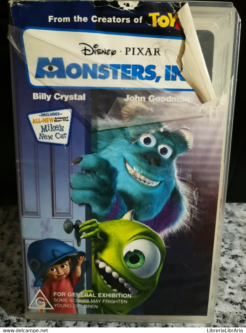 Monsters Inc. - Vhs -2001 - Disney Pixar - F - Lotti E Collezioni