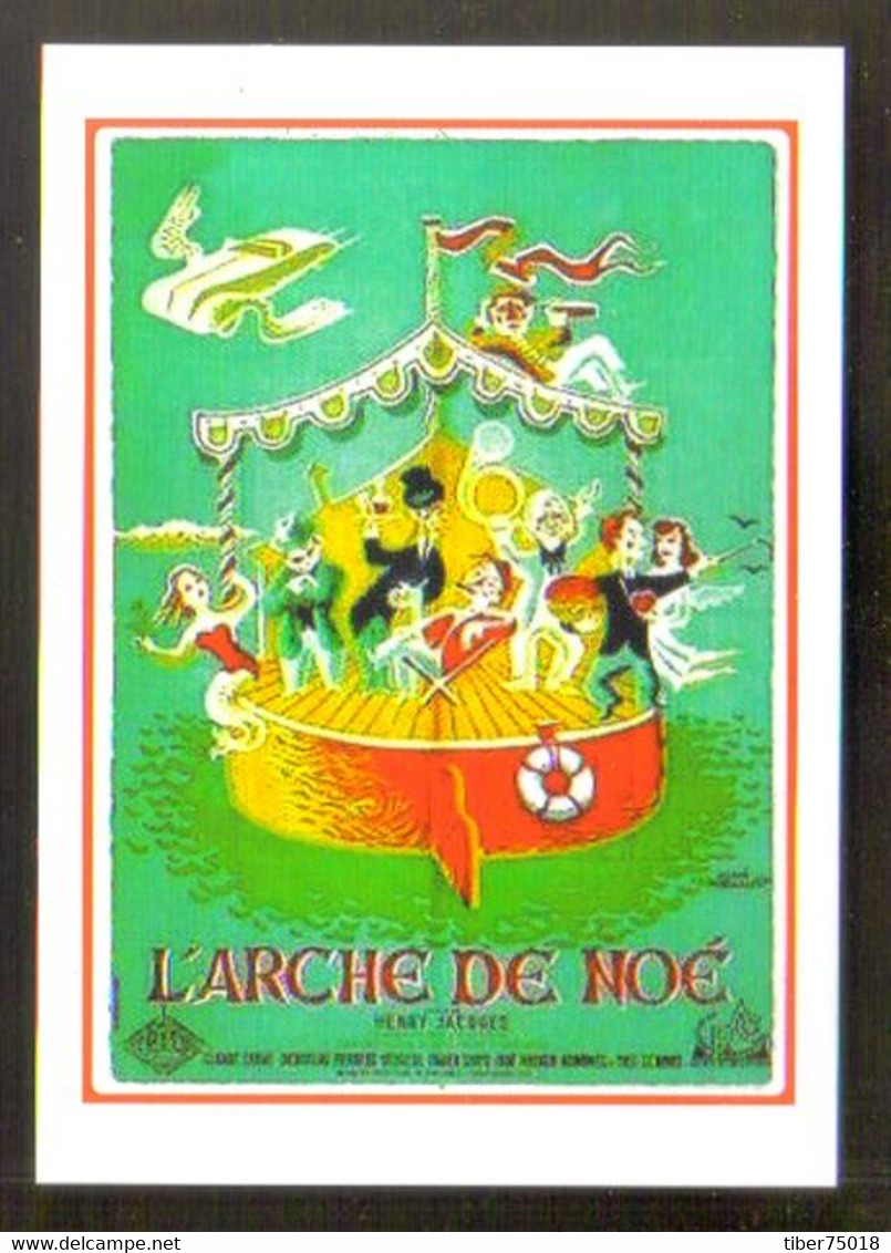 Carte Postale : L'Arche De Noé (film - Cinéma - Affiche) Illustration : Hervé Morvan - Morvan