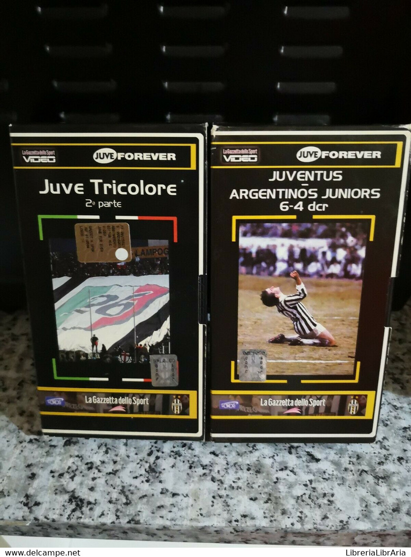 Juve Tricolore E Juventus Argentinos Juniors 6.4. Dcr -Vhs - La Gazzetta -F - Collections