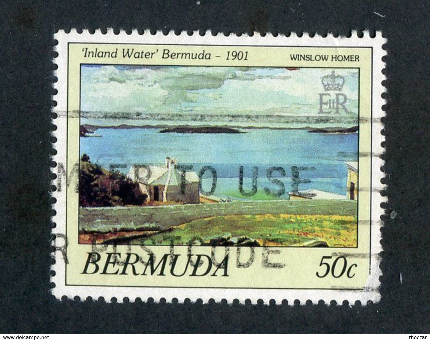 462 Bermuda 1987 Scott #517 Used "Offers Welcome" - Bermudes