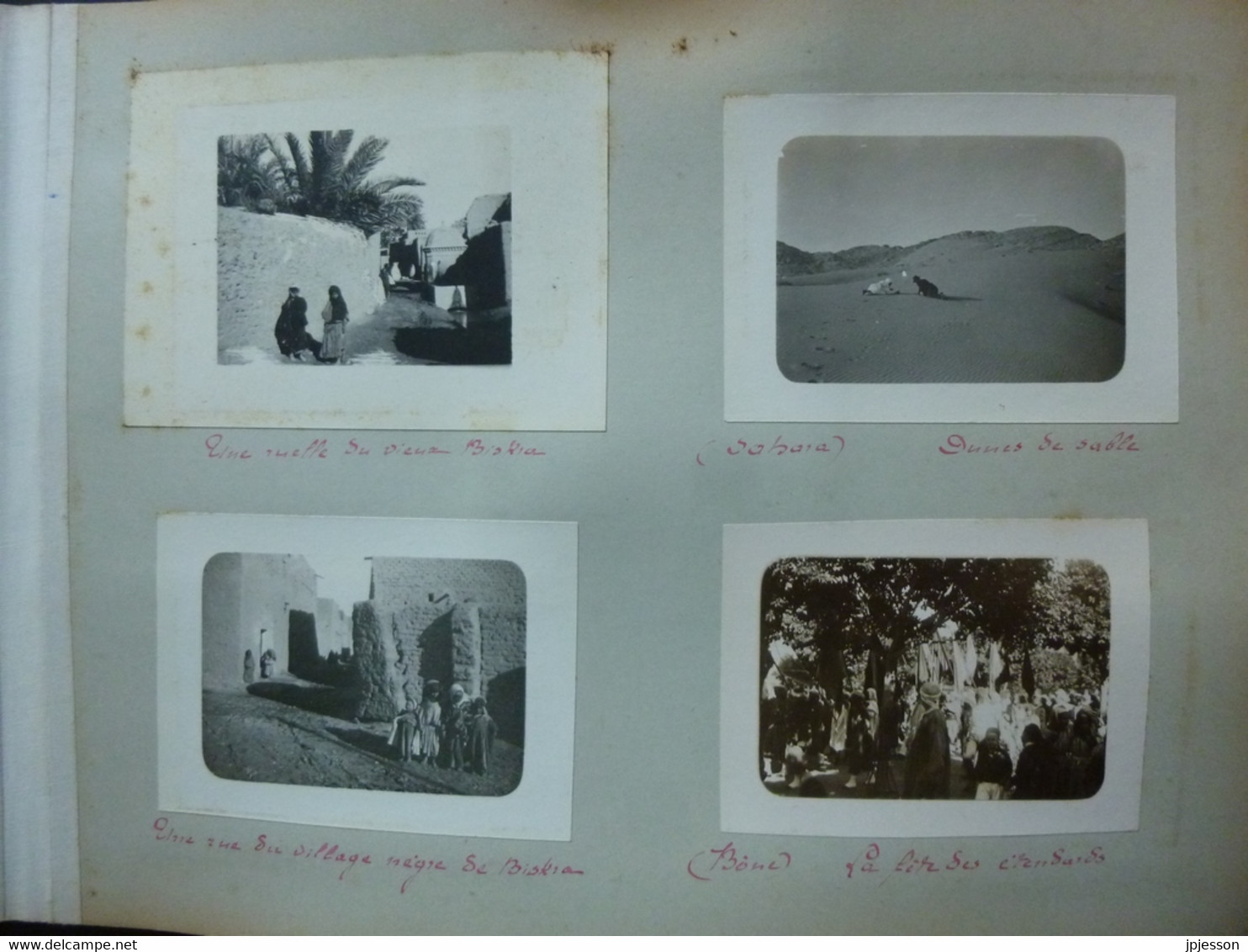 PHOTOGRAPHIES - ALGERIE ( DILIGENCE A TENIET EL HAAD ) - 41 PHOTOS - VOYAGE 1901 - 5 PAGES D'ALBUM