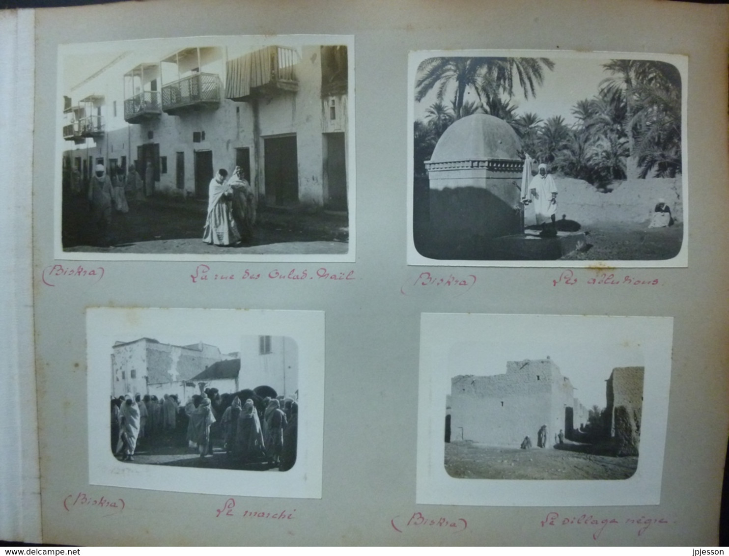 PHOTOGRAPHIES - ALGERIE ( DILIGENCE A TENIET EL HAAD ) - 41 PHOTOS - VOYAGE 1901 - 5 PAGES D'ALBUM