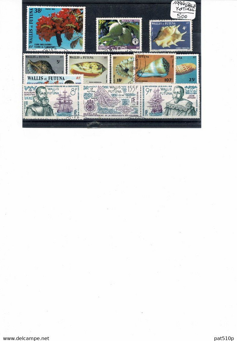 WALLIS FUTUNA Lot 1986 - Usados