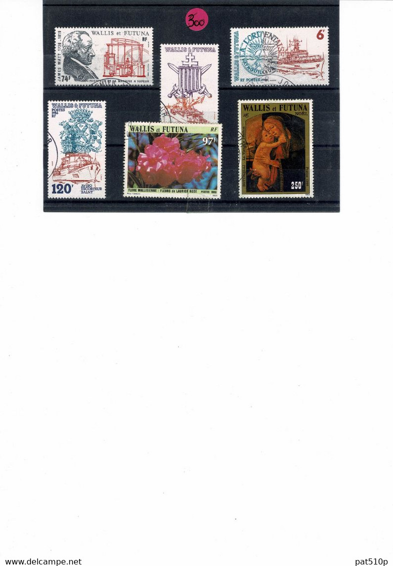 WALLIS FUTUNA Lot 1986 - Usados