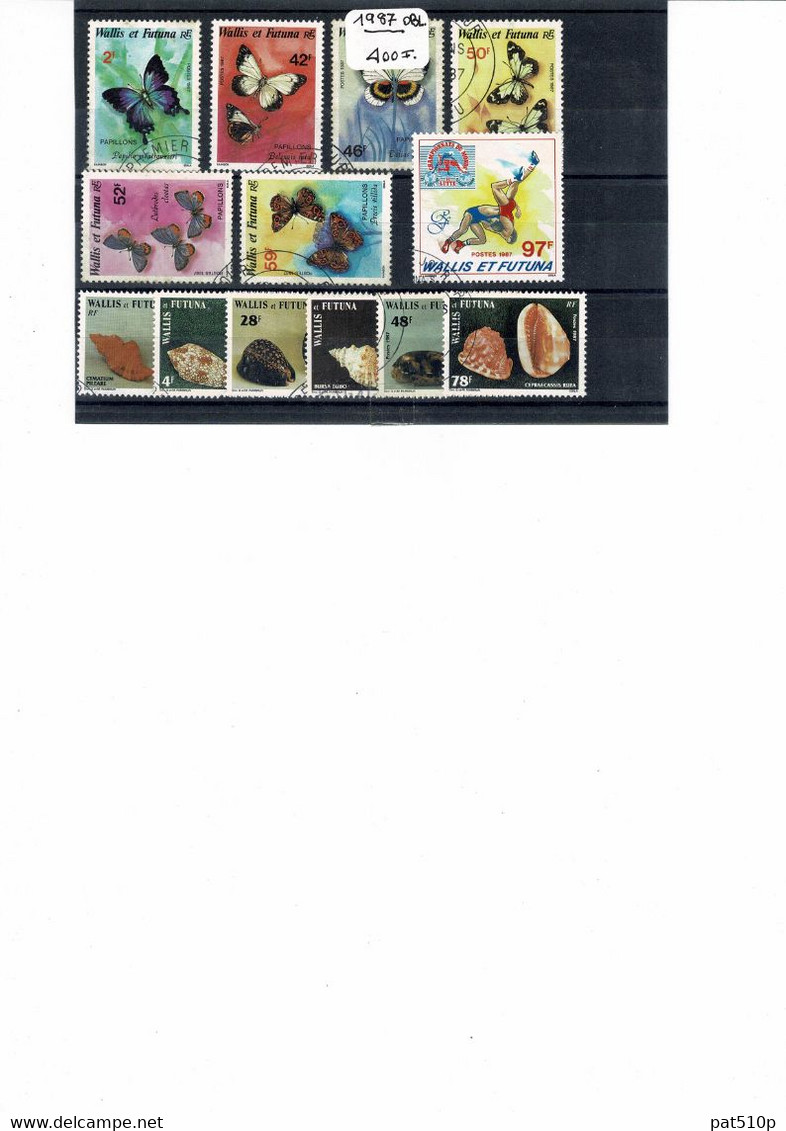 WALLIS FUTUNA Lot 1987 - Used Stamps