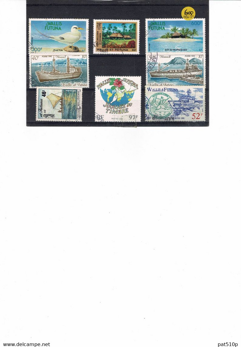 WALLIS FUTUNA Lot 1990 1991 - Used Stamps