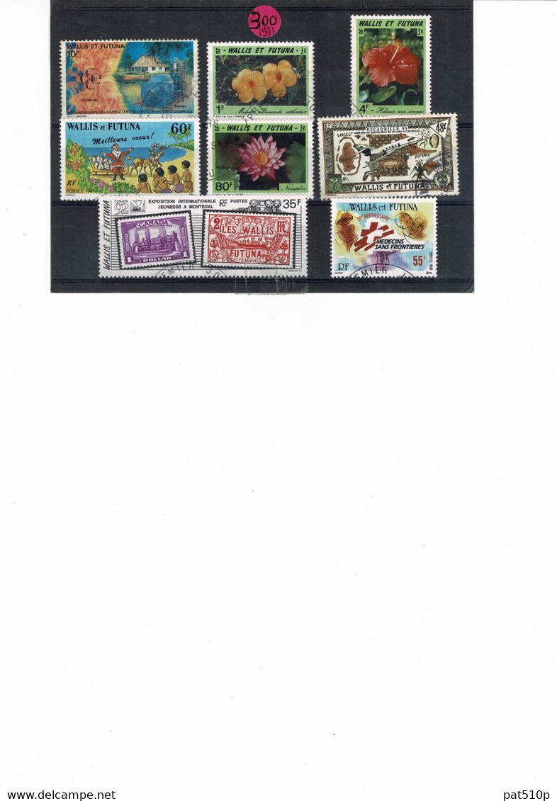 WALLIS FUTUNA Lot 1991 - Used Stamps