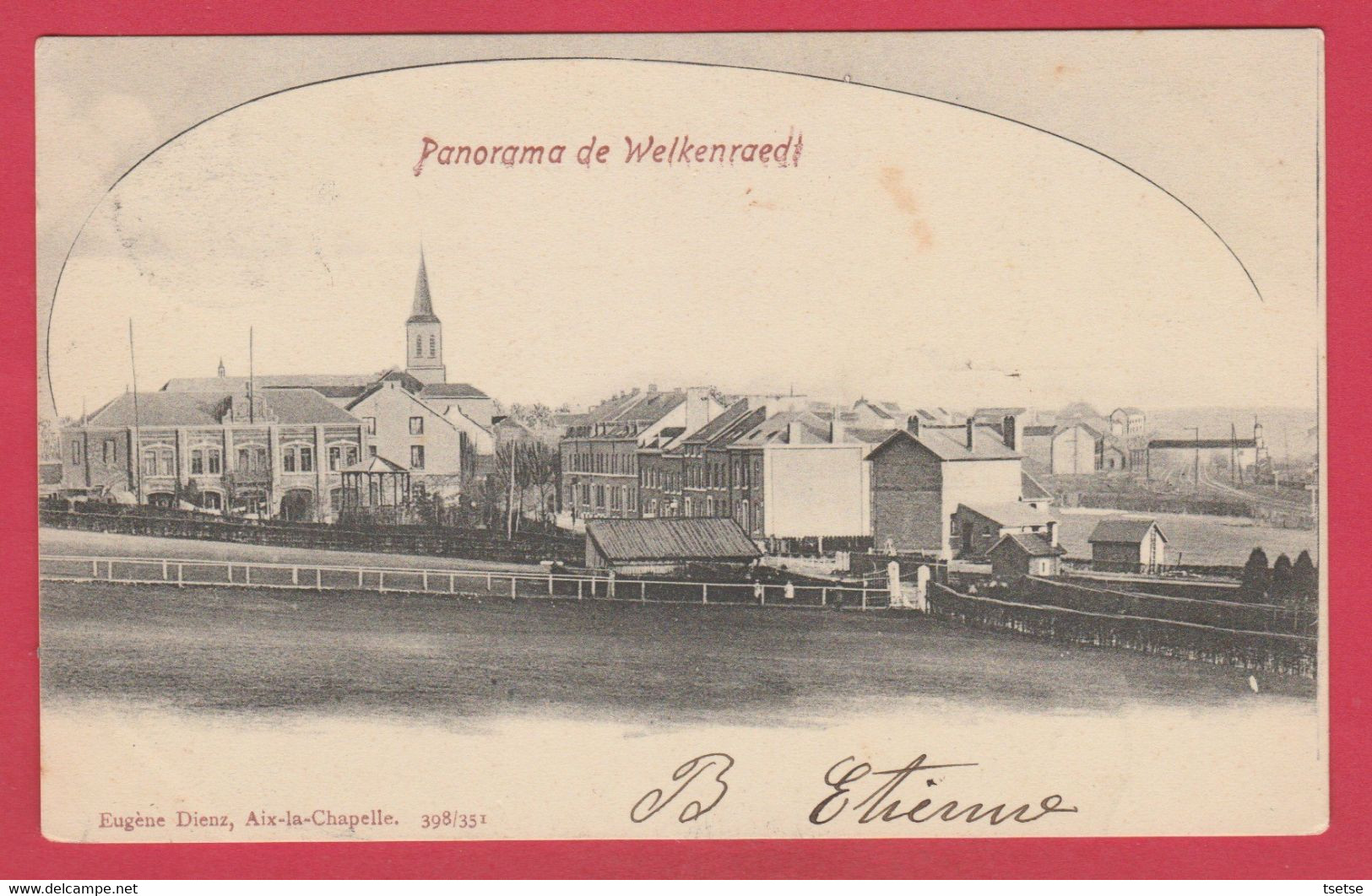Welkenraedt - Joli Panorama De La Commune ... Edition Allemande ( Voir Verso ) - Welkenraedt