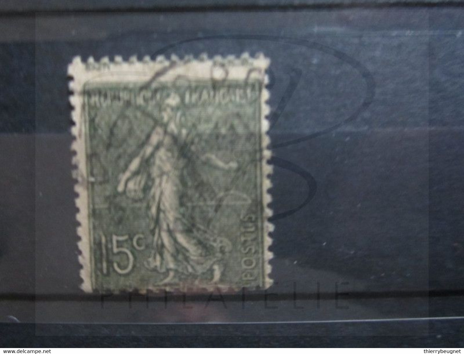 VEND BEAU TIMBRE DE FRANCE N° 130 , PIQUAGE DECALE !!! (b) - Used Stamps