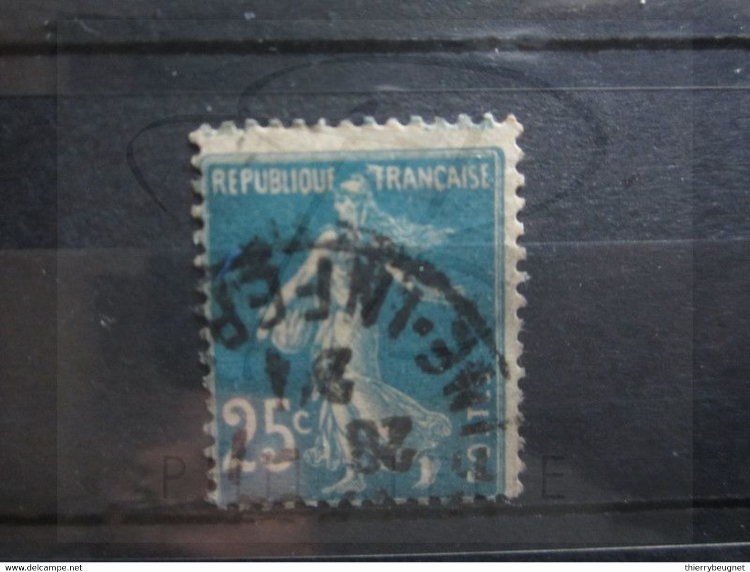 VEND BEAU TIMBRE DE FRANCE N° 140 , PIQUAGE DECALE !!! (b) - Used Stamps
