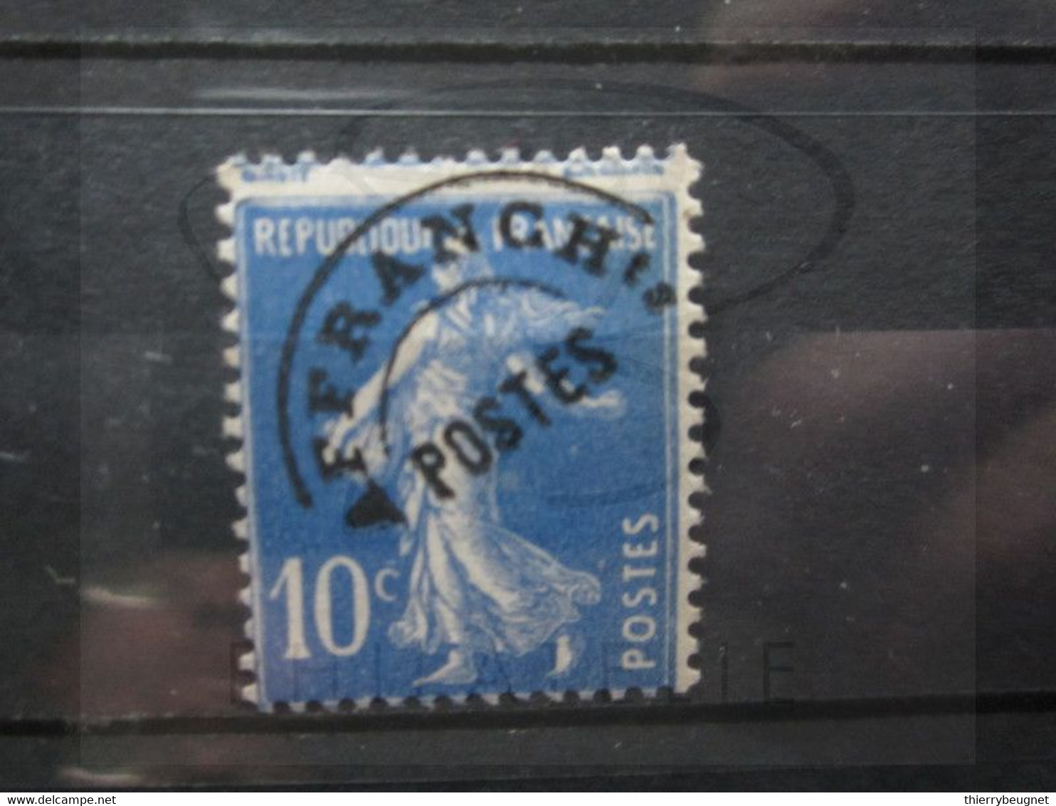 VEND BEAU TIMBRE PREOBLITERE DE FRANCE N° 52 , PIQUAGE DECALE , SANS GOMME !!! (b) - Usati