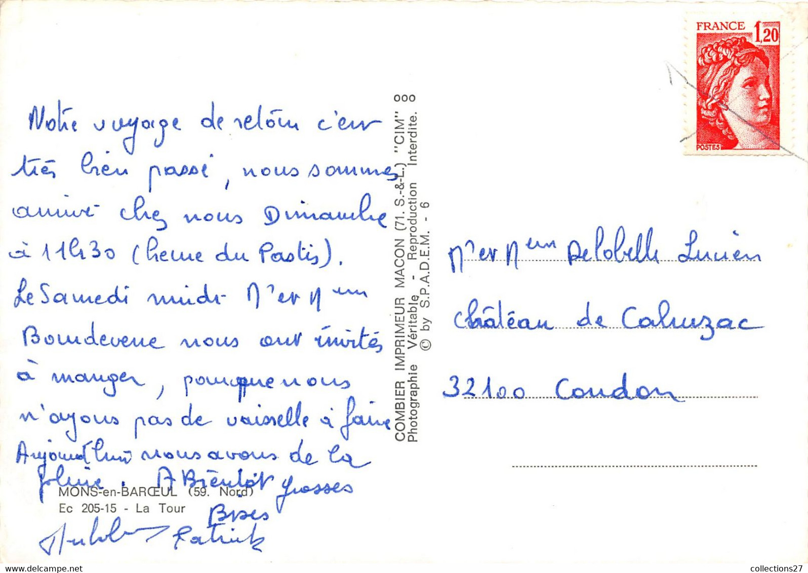 59-MONS-EN-BAROEUL-LA TOUR - Other & Unclassified