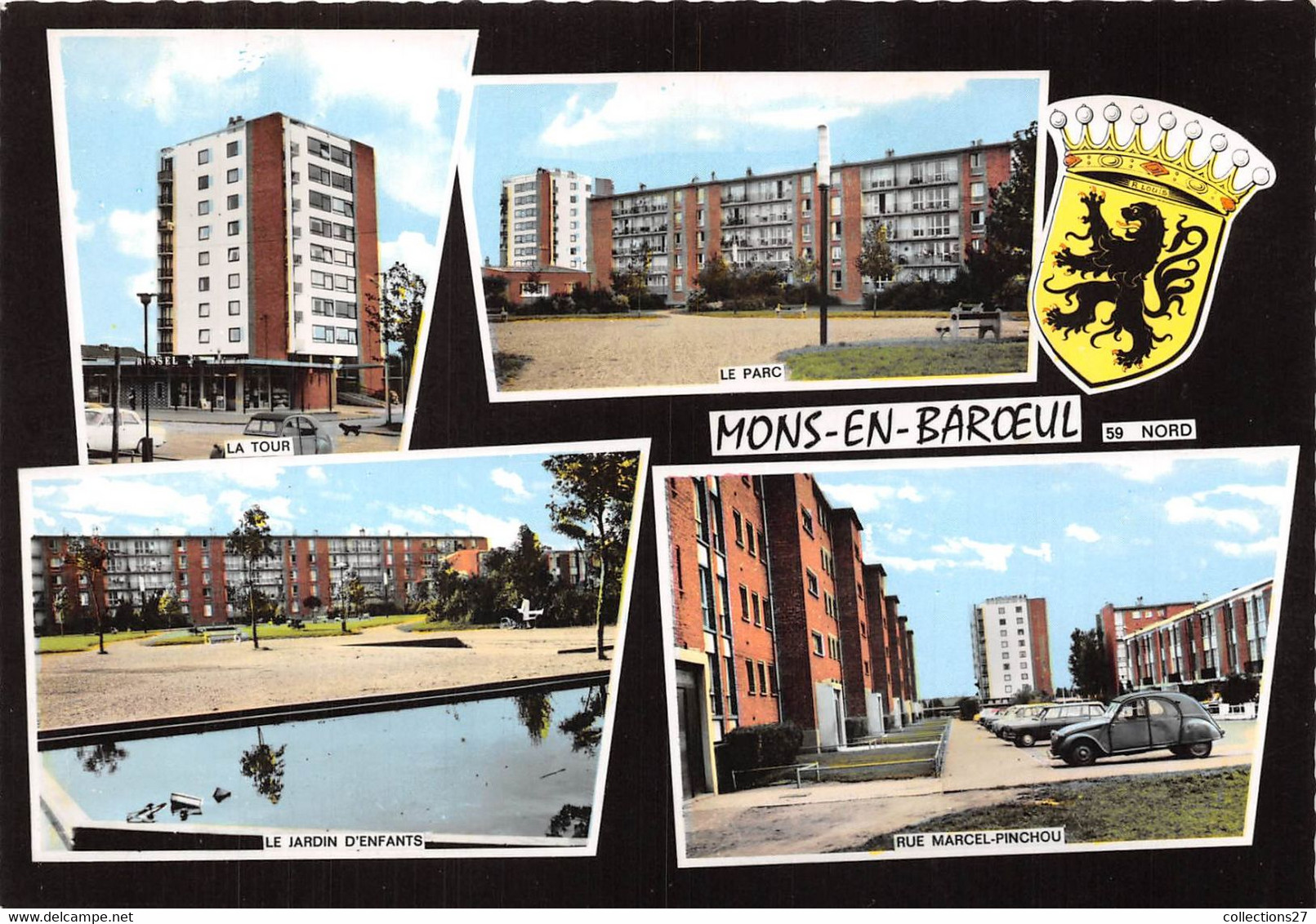 59-MONS-EN-BAROEUL- MULTIVUES - Other & Unclassified