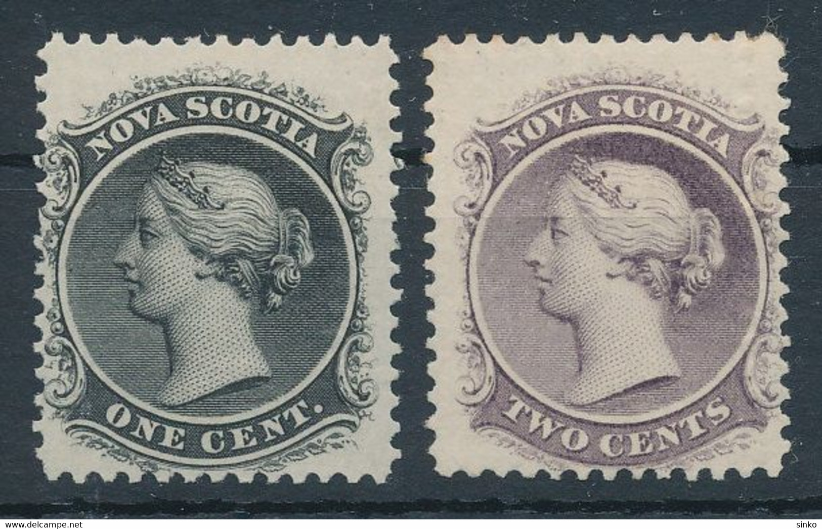 1860. Nova Scotia - Unused Stamps