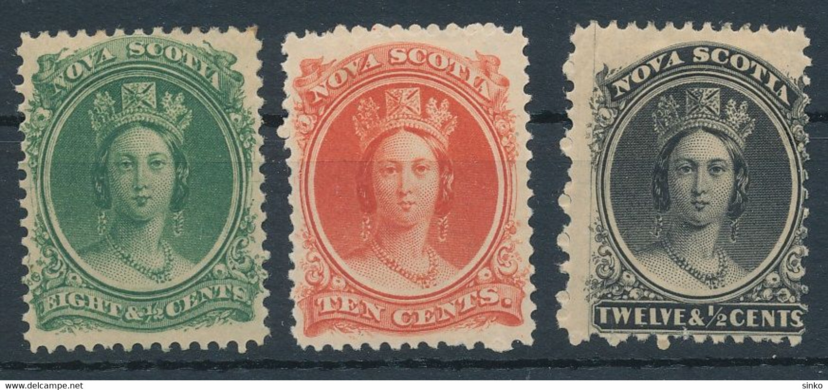 1860. Nova Scotia - Unused Stamps