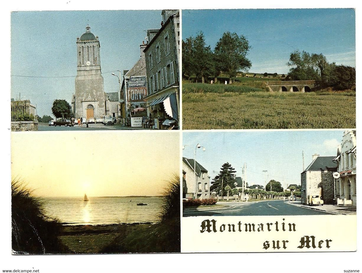 MONTMARTIN - Carte Quadrivues (Esnol 1975) - Montmartin Sur Mer