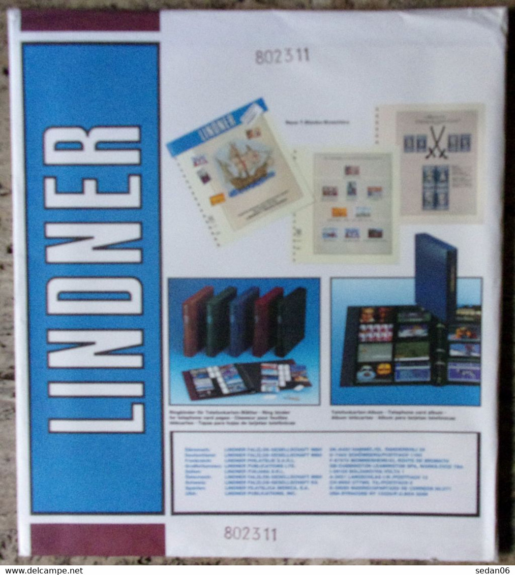 Lindner - Feuilles NEUTRES LINDNER-T REF. 802 311 P (3 Bandes) (paquet De 10) - A Nastro