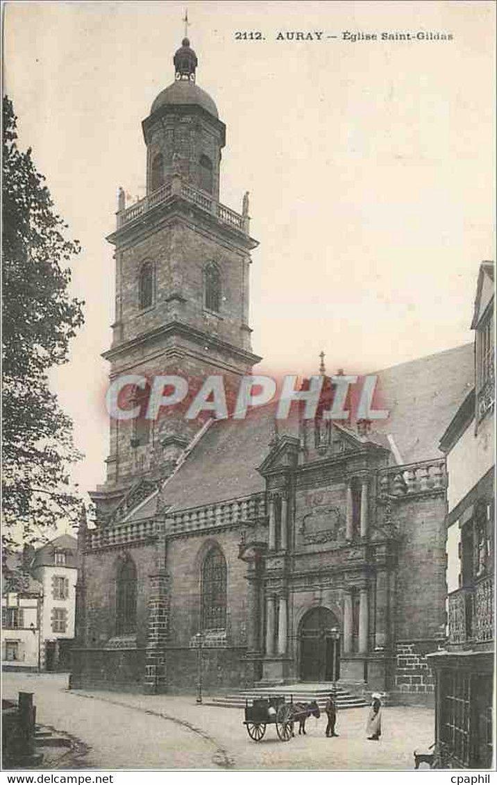 CPA Auray Eglise Saint Gildas - Auray