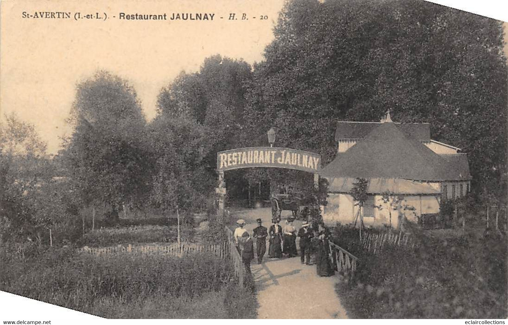 Saint-Avertin        37         Entrée Du  Restaurant  Jaulnay     (voir Scan) - Saint-Avertin