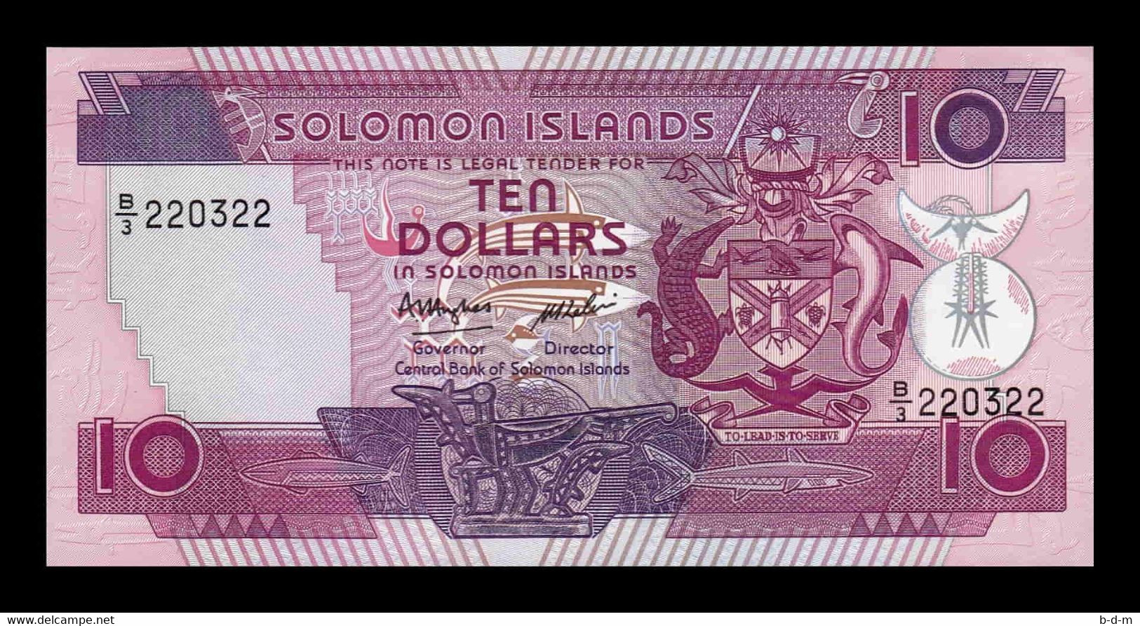 Islas Salomón Solomon 10 Dollars 1986 Pick 15 SC UNC - Isola Salomon