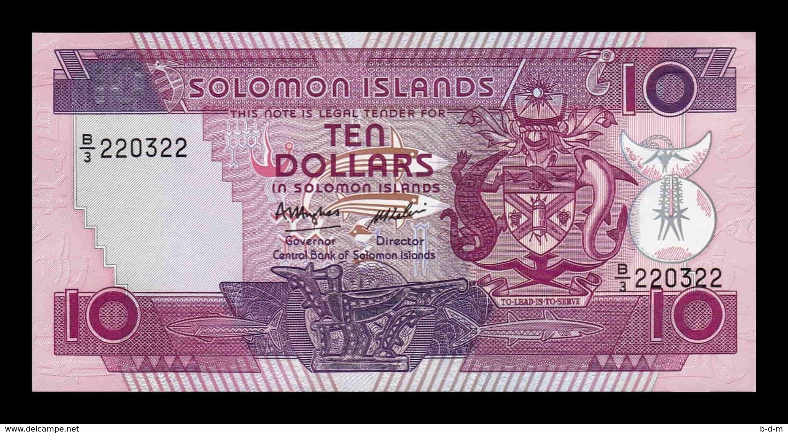 Islas Salomón Solomon 10 Dollars 1986 Pick 15 SC UNC - Isla Salomon