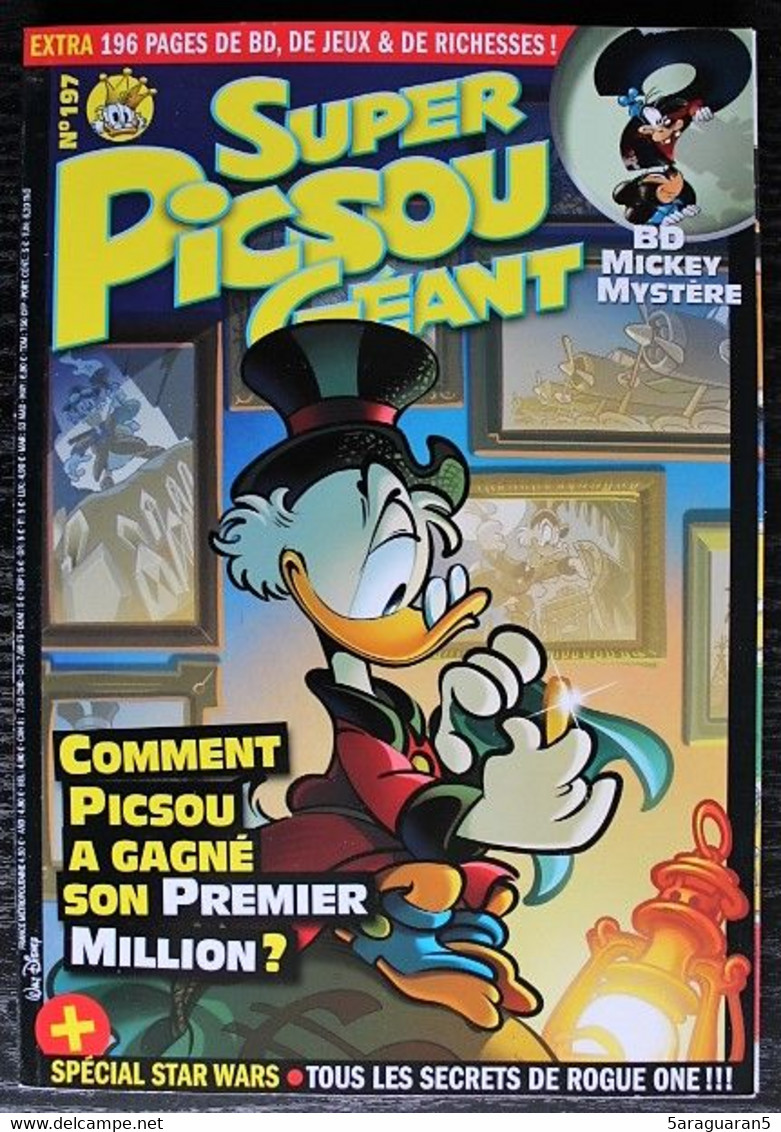 MAGAZINE SUPER PICSOU GEANT 197 - Picsou Magazine