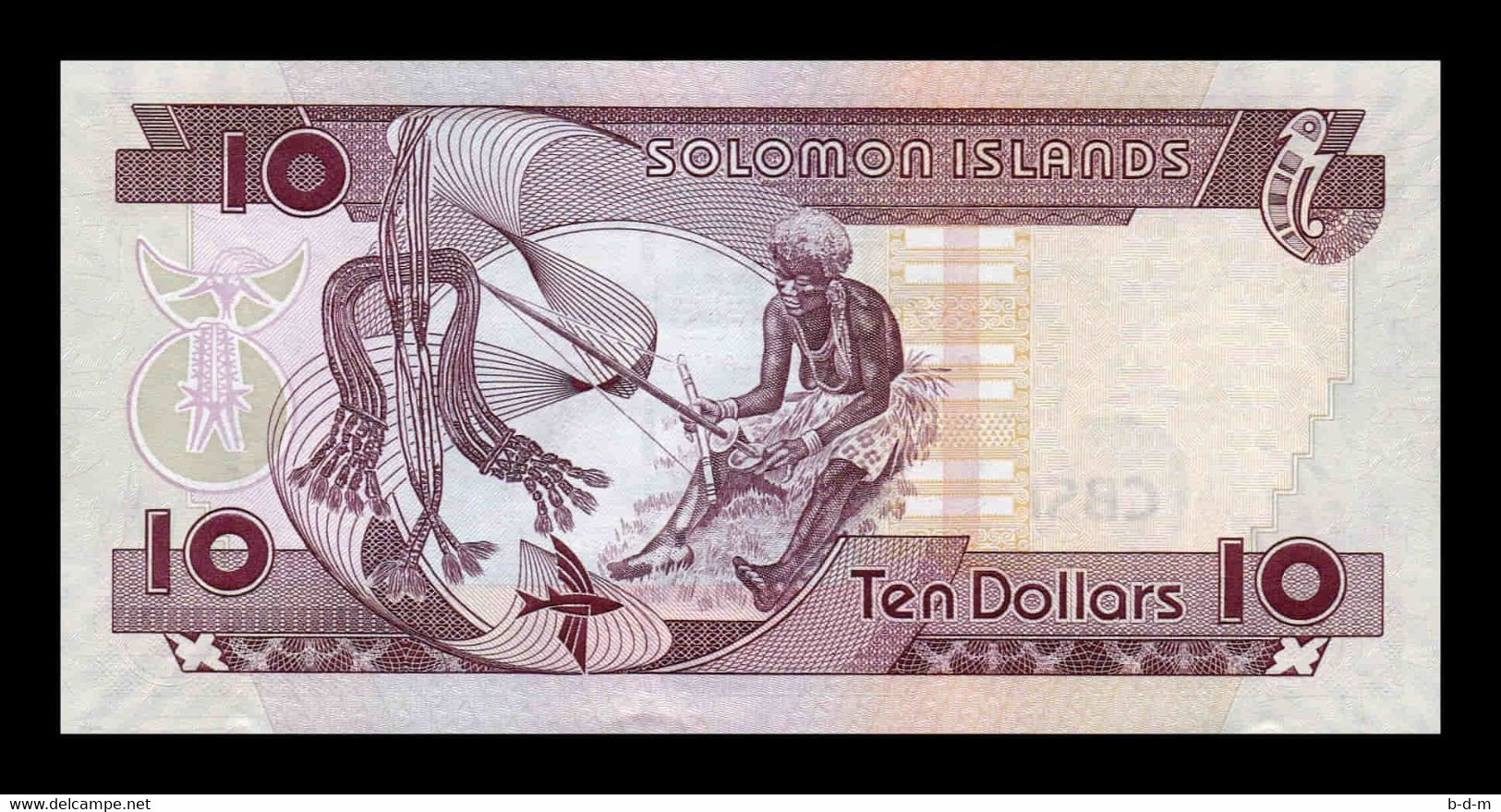 Islas Salomón Solomon 10 Dollars 2009 Pick 27c Capicua Radar SC UNC - Isla Salomon