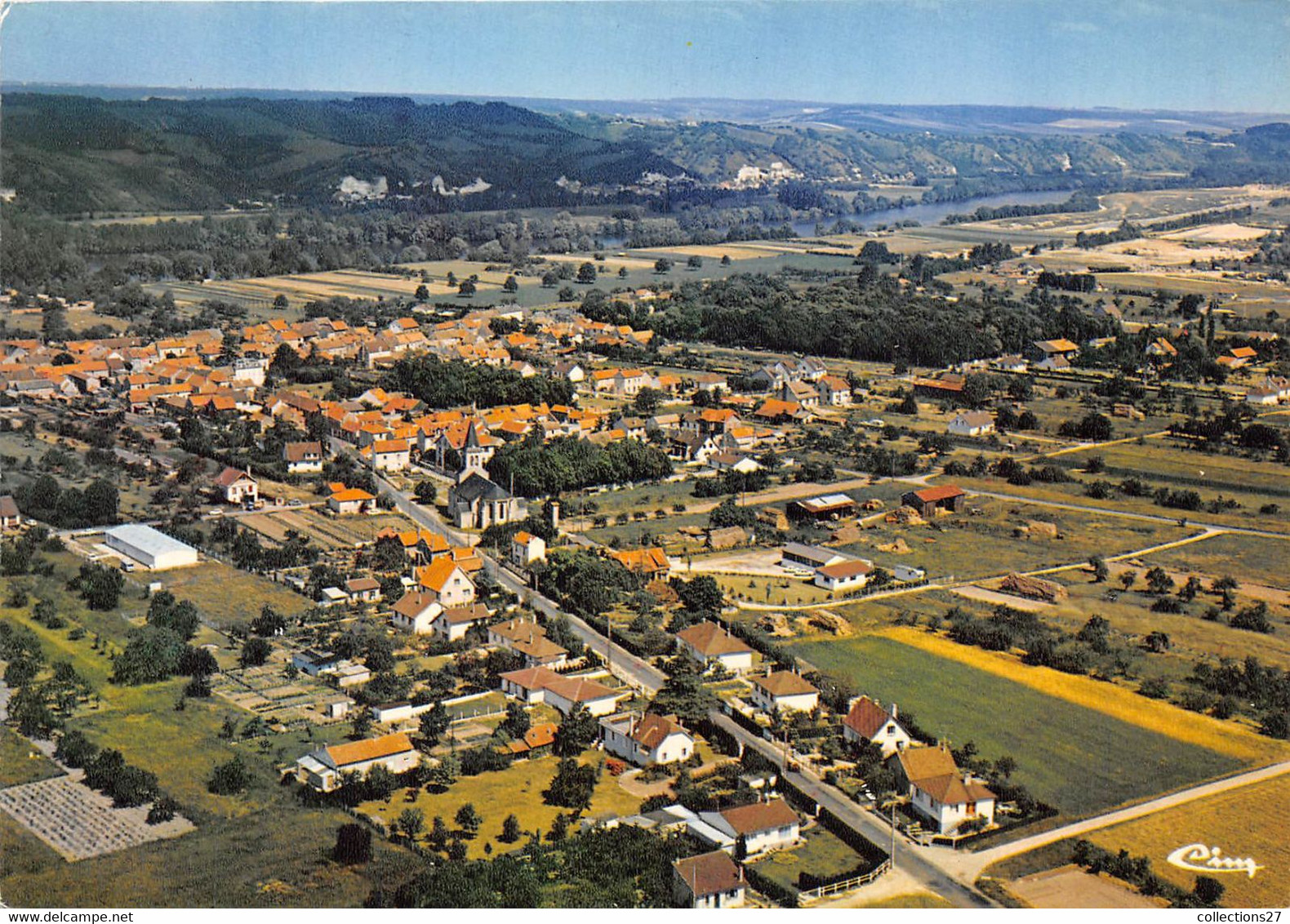 78-FRENEUSE-VUE GÉNÉRALE AÉRIENNE - Freneuse