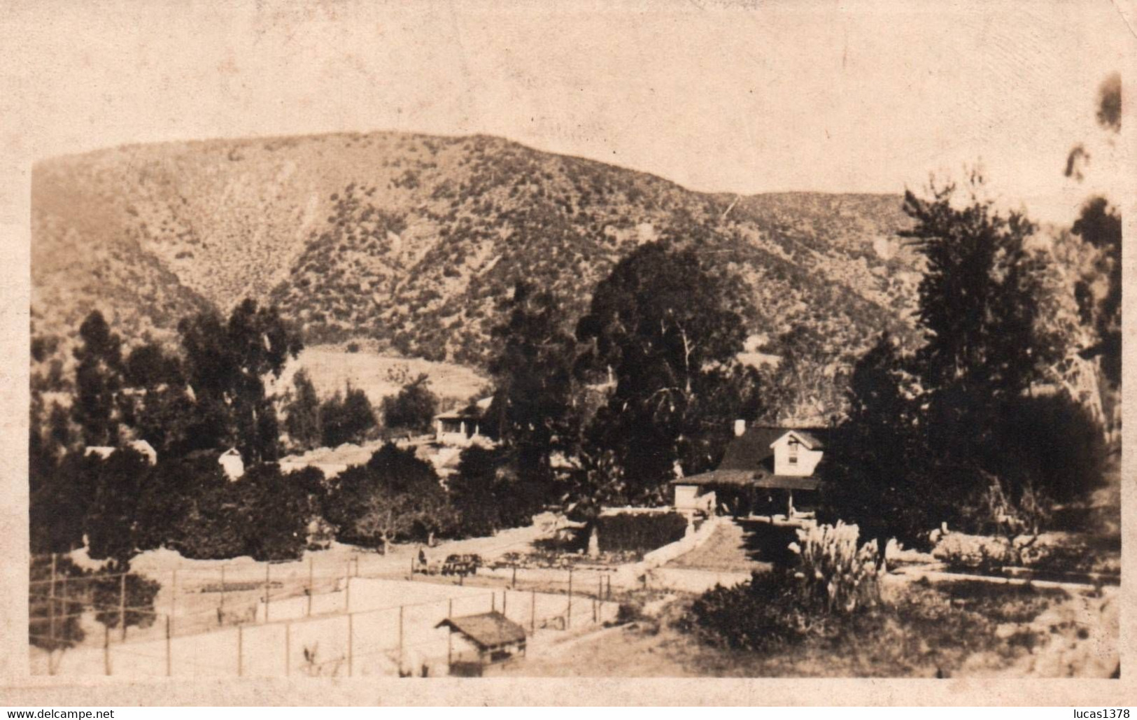 RARE PHOTO CARD  / SAN BERNARDINO / RANCHO DE LA VISTA - San Bernardino