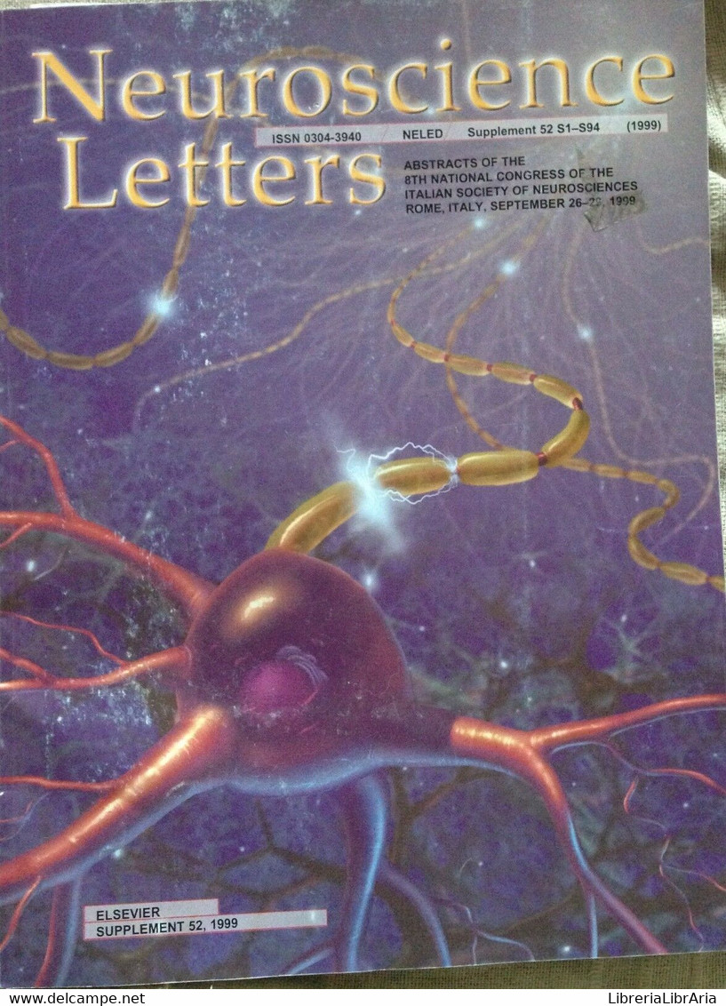 Neuroscience Letters - AA.VV - Elsevier - 1999 -MP - Medicina, Biologia, Chimica