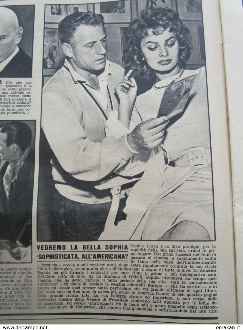 # DOMENICA DEL CORRIERE N 17 -1957 EUGENIA BARRUERO  / SOPHIA LOREN / LOCOMOTIVA NELL'OGLIO - Prime Edizioni