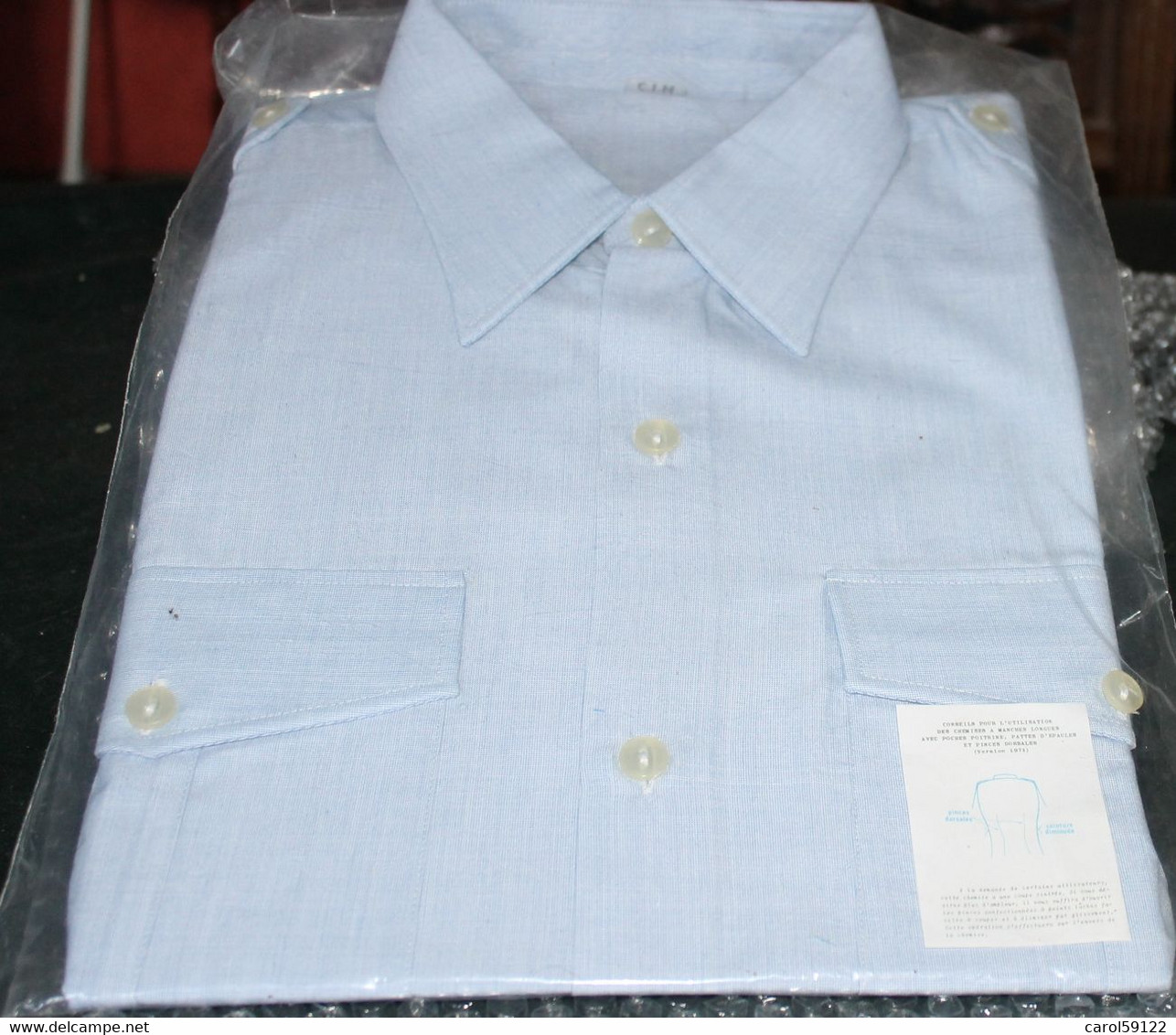 Chemise Bleu Ciel 40GM - Uniforms