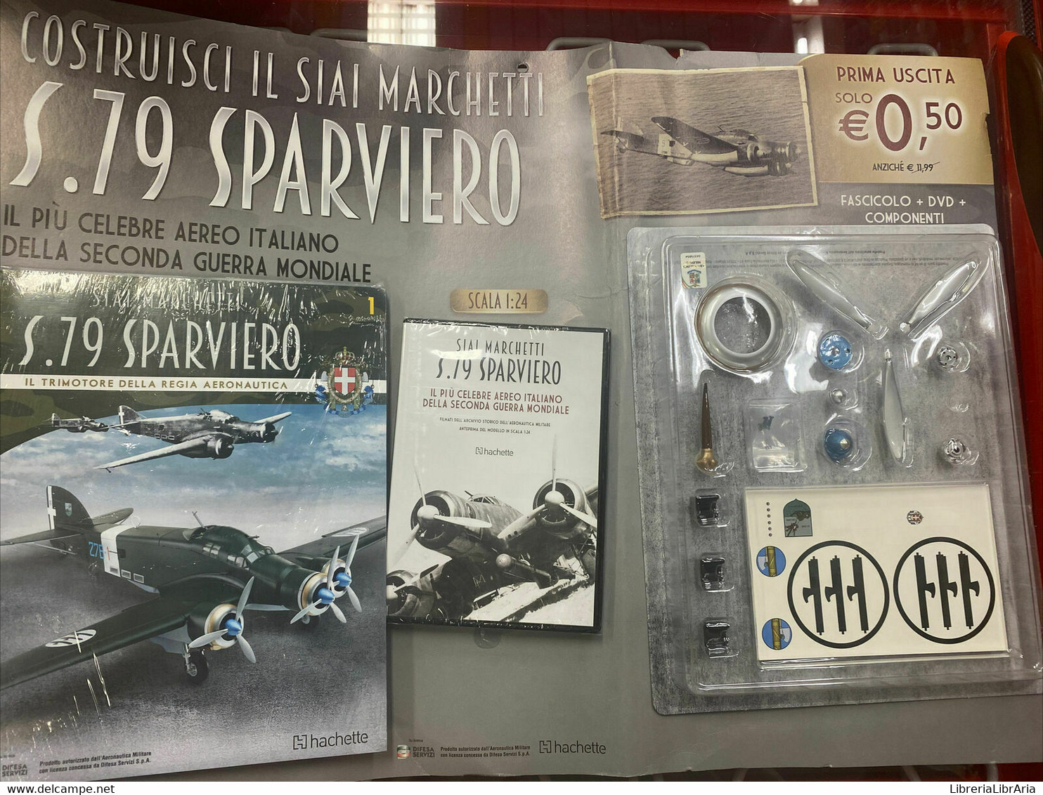 COSTRUISCI LO STORICO TRIMOTORE SIAI MARCHETTI S.79 Sparviero Vol.1 - Colecciones