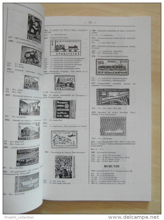 Catalogue Mondial Illustré Des Timbres Ferroviaires 1985 Des éditions La Vie Du Rail (175 Pages) Chemin De Fer - Eisenbahnen