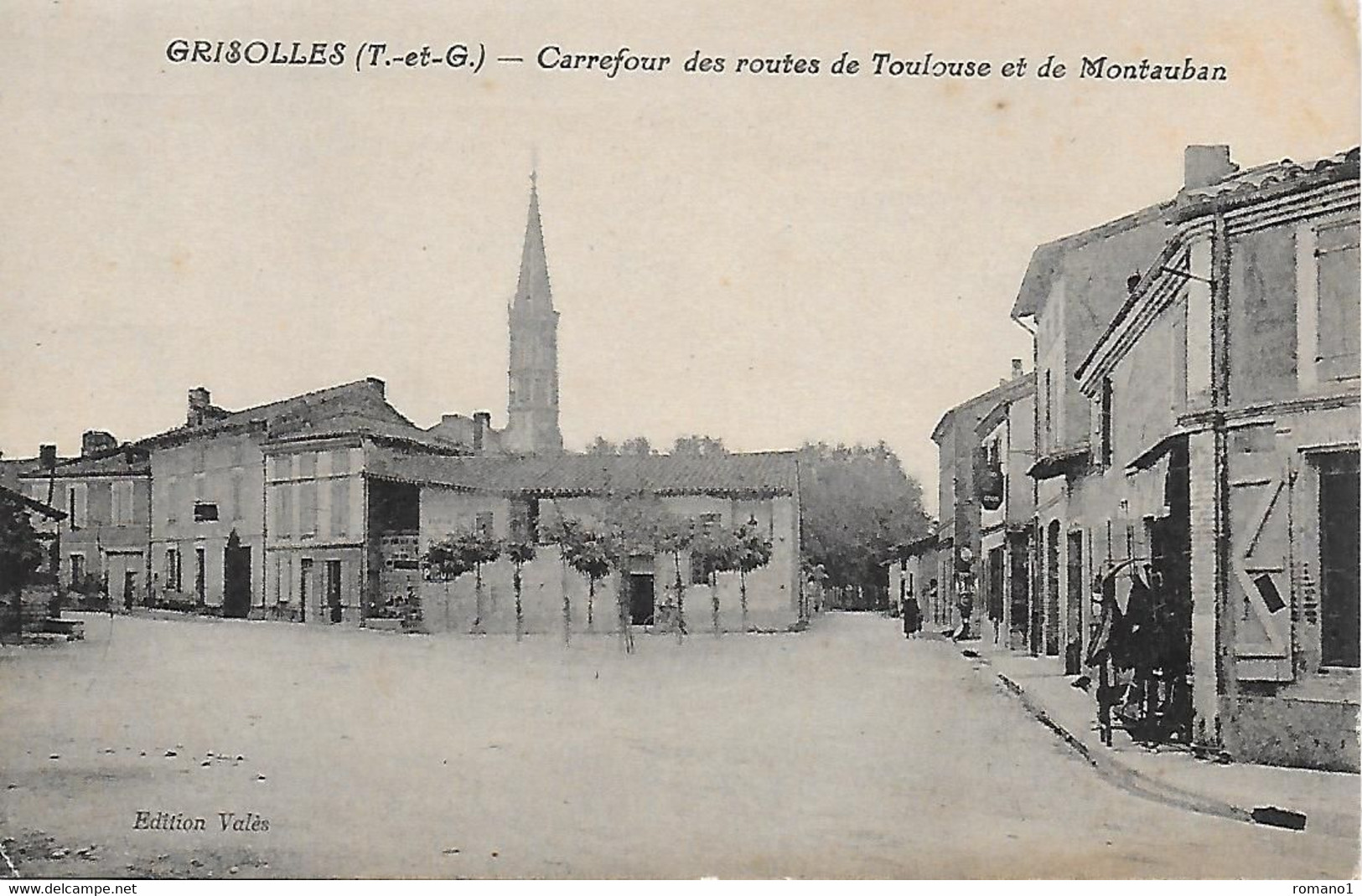 82)   GRISOLLES  -  Carrefour Des Routes De Toulouse Et De Montauban - Grisolles