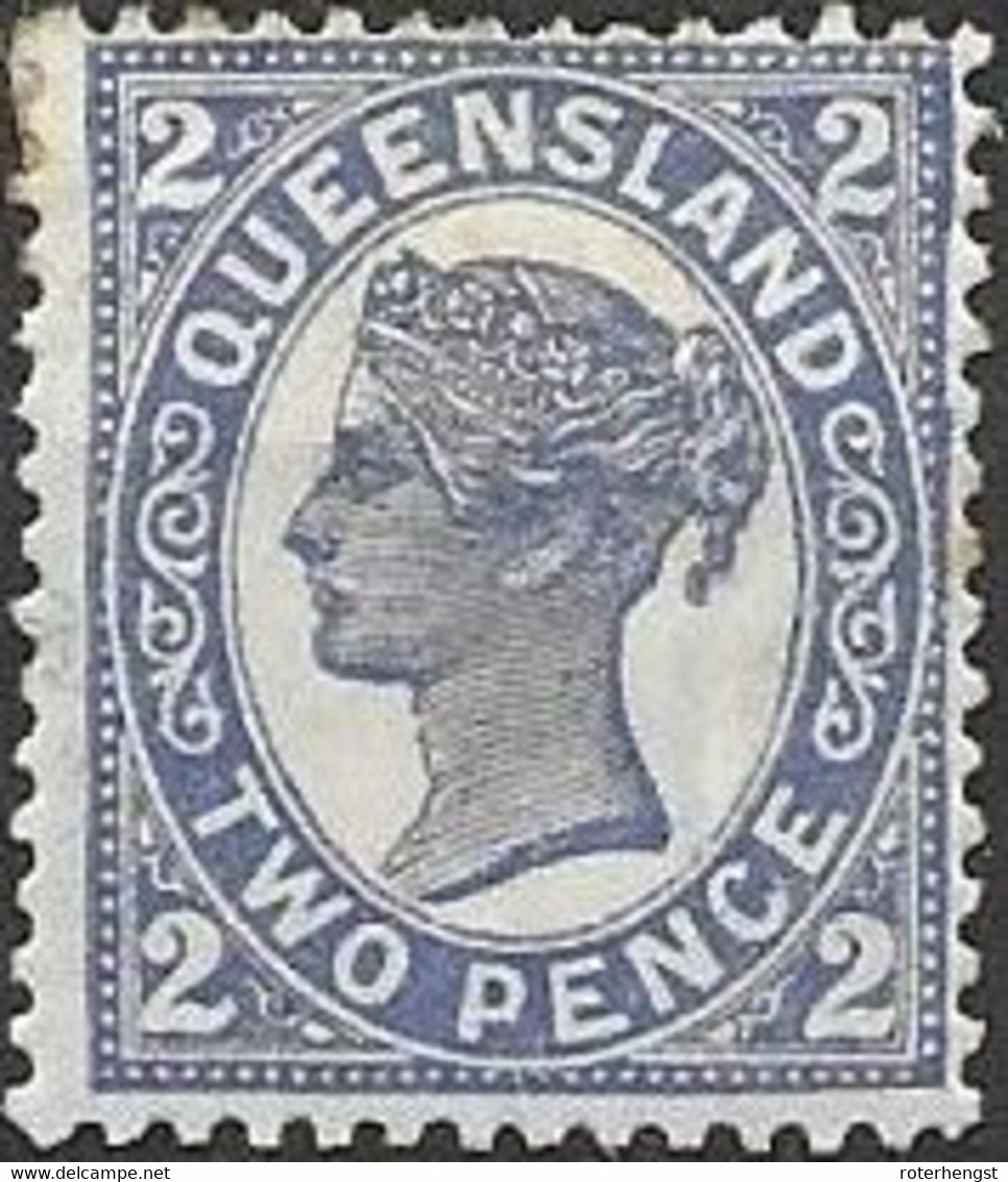 Australia Queensland Mint High Hinged * 4 Euros 1897 For 10% - Mint Stamps