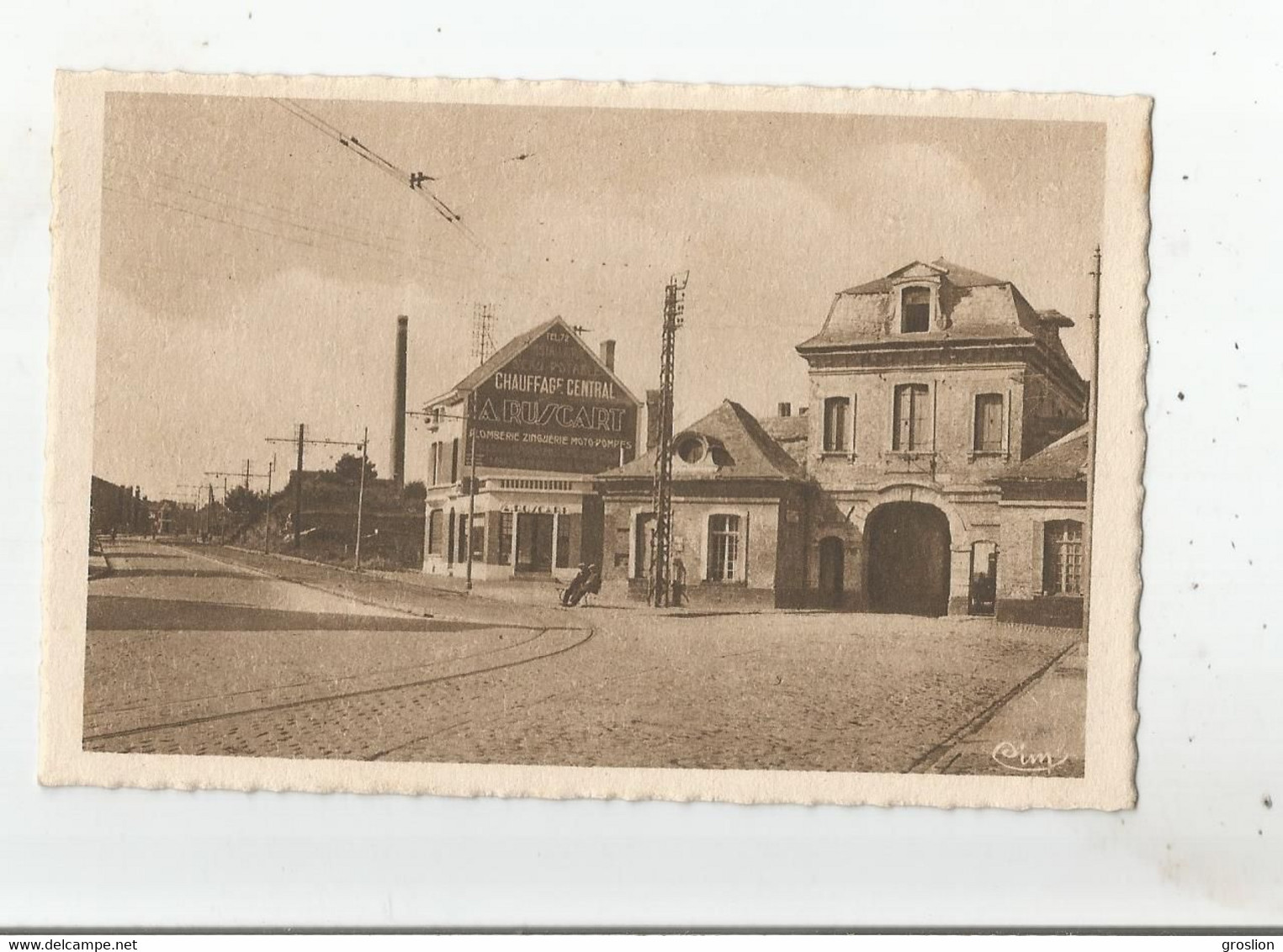 CONDE SUR ESCAUT (NORD) PLACE ROMBAULT (CHAUFFAGE CENTRAL A RUSCART) - Conde Sur Escaut