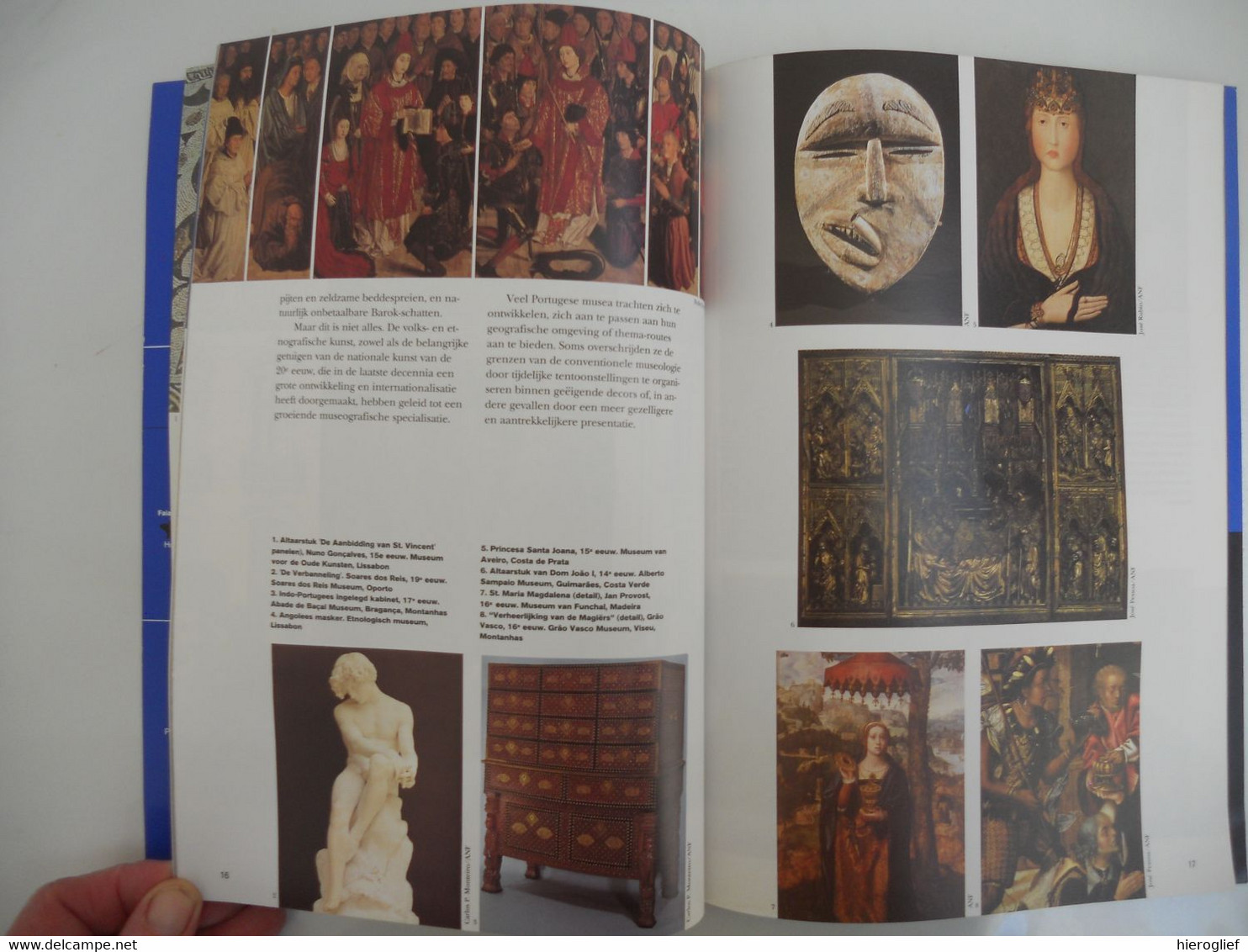 Kunst en Traditie PORTUGAL welcome Europe '98 Manuelijnse kunst Azulejos barok Fado zee kerken musea kastelen ambacht