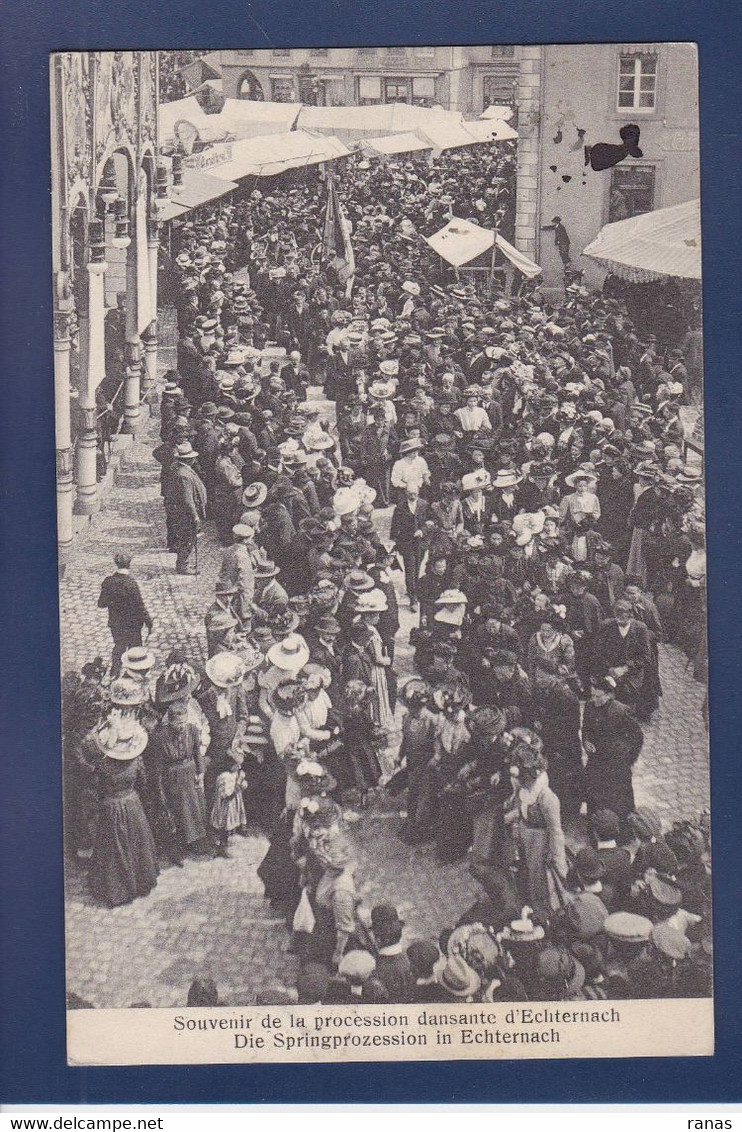 CPA Luxembourg > Echternach Procession Circulé Voir Dos - Echternach