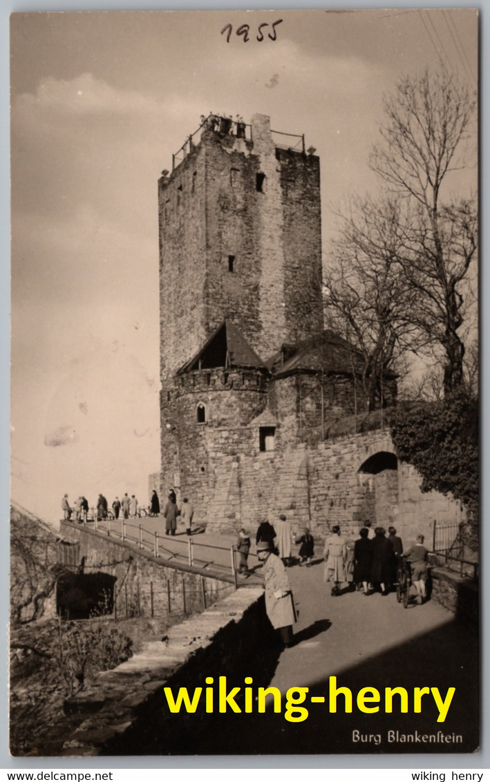 Hattingen - S/w Burg Blankenstein An Der Ruhr 3 - Hattingen