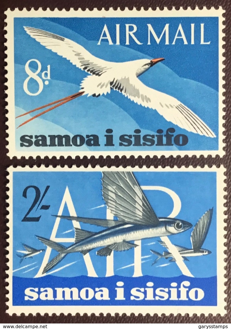 Samoa 1965 Airmail Fish Birds MNH - Other & Unclassified